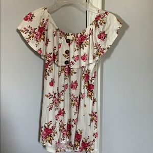 floral pattern shirt